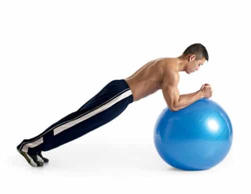 Tabla con pelota suiza