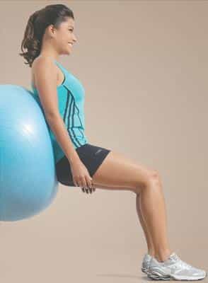 Sentadilla en la pelota