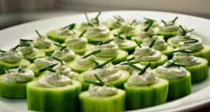 5 Recetas de Canapé de Pepino Light
