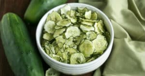3 Recetas de chips de pepino light