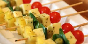6 Recetas de Brochetas de Fríos Light