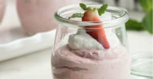 7 Recetas de Mousse de Fresa Low Carb