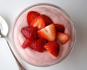 8 Recetas de Mousse de Fresa Light