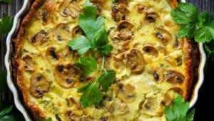 8 Recetas de Quiche de Champiñones Light