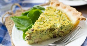 10 Recetas de quiche vegana light