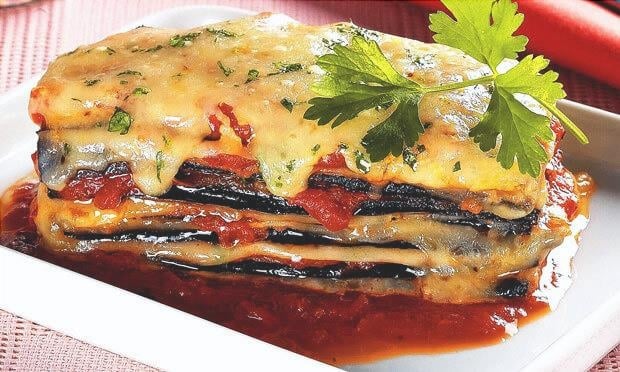 receta lasaña de berenjena a la napolitana