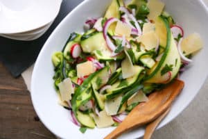 10 Recetas de ensalada de calabacín crudo