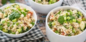10 Recetas de Ensalada de Arroz Integral Light