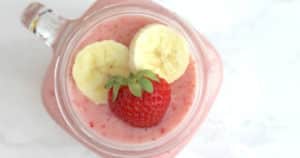 8 Recetas de Batido de Plátano y Fresa para Adelgazar