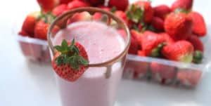 10 Recetas de Batido de Fresa para Adelgazar