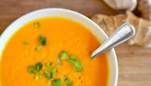 10 Recetas de Sopa de Zanahoria con Jengibre Light
