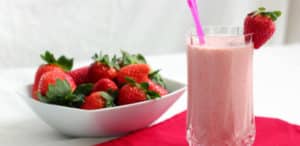 10 Recetas de batidos de Fresa para Adelgazar