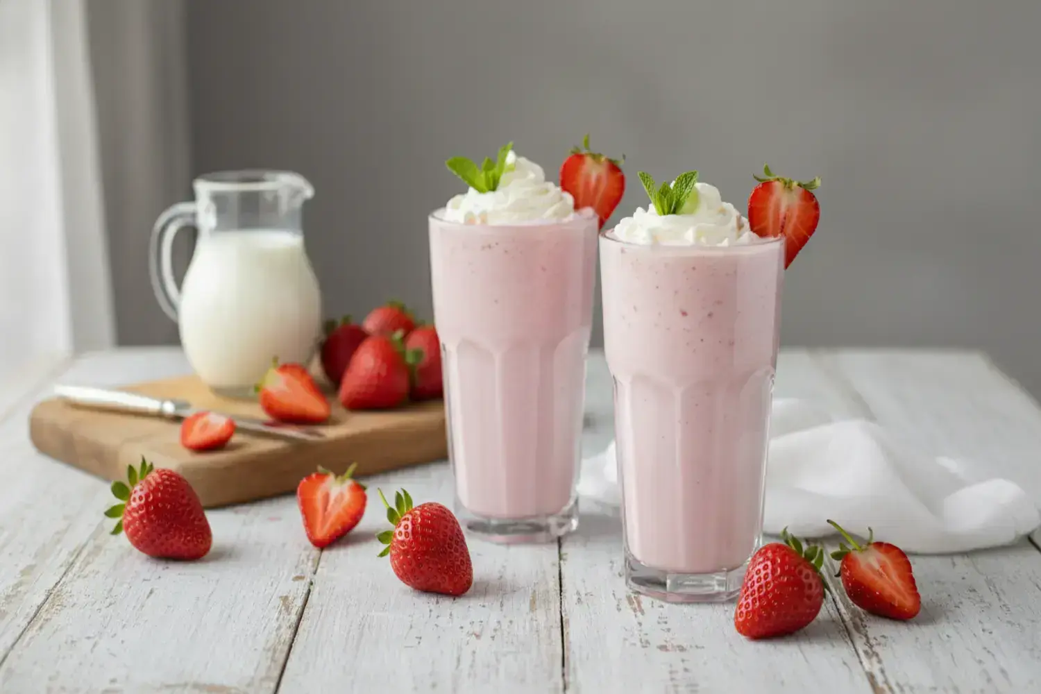 Batidos de fresa con leche: recetas fáciles, versiones light y trucos