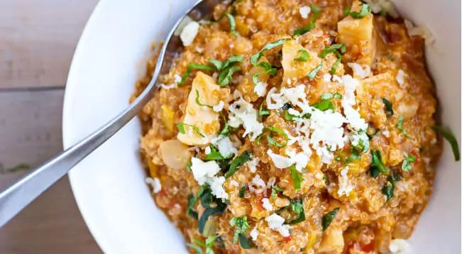 10 Recetas de risotto de quinoa light